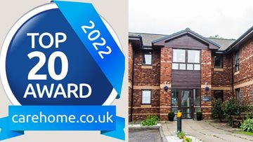 Falkirk Care Home rated Top 20 home in Scotland
